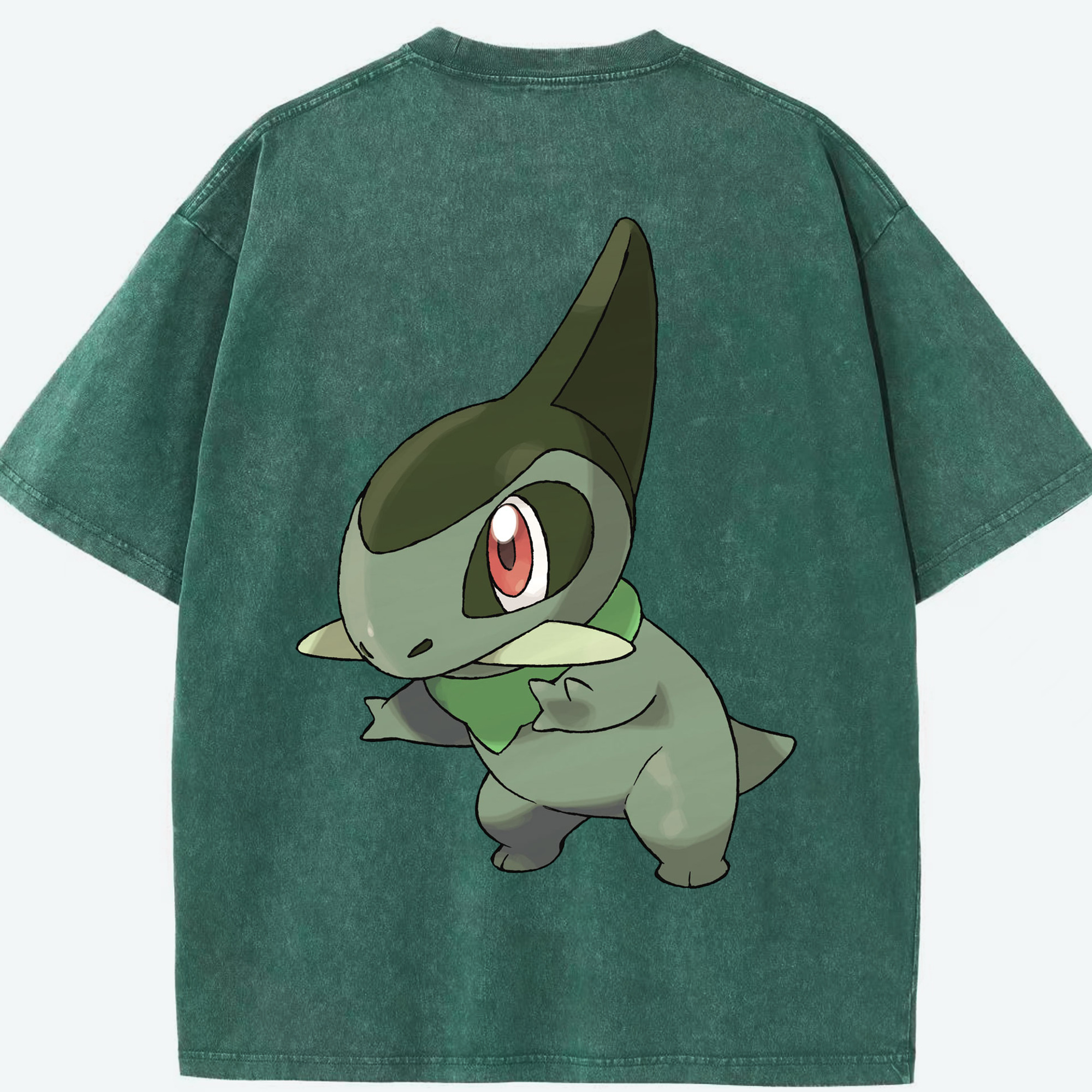 （画像用） ポケットモンスター Pokémon 綿100% ヴィンテージ風 半袖Tシャツ（背面プリント）